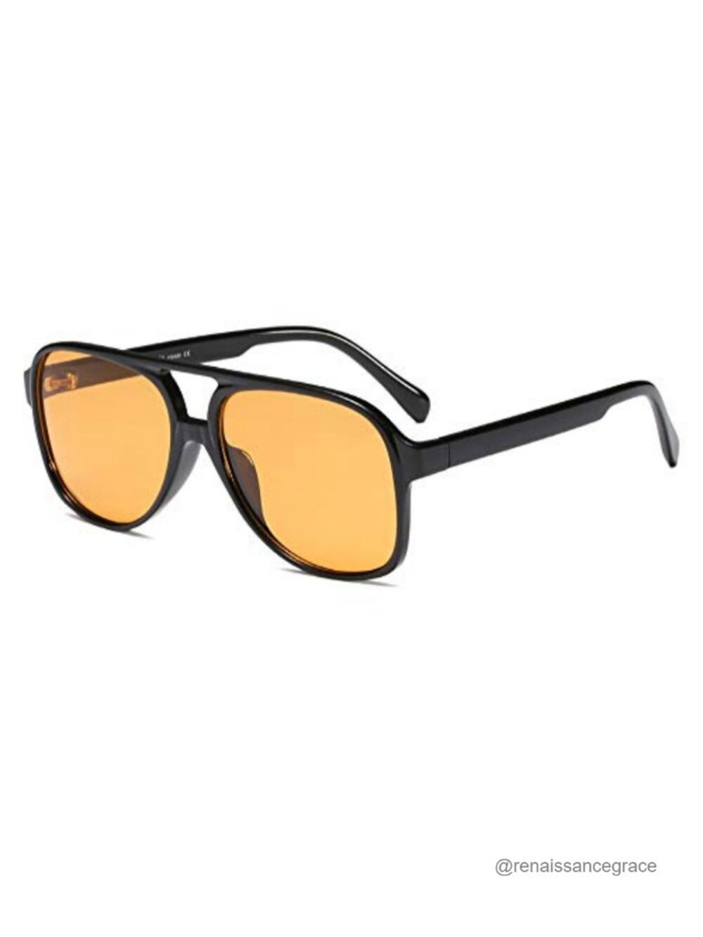 Vintage Retro Aviator Sunglasses Oversized UV400 Protection
